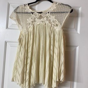 Cream Colored Free People blouse